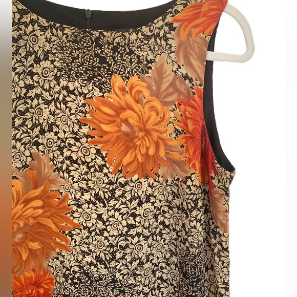 Virgo Floral Sleeveless Maxi Dress Size 14 - Picture 3 of 6
